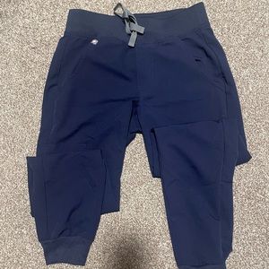 Navy Zamora- Petite Jogger Scrub Pants (Figs)